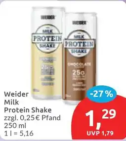Budni Weider Milk Protein Shake Angebot