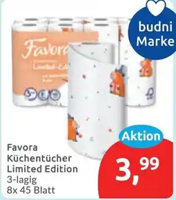 Budni Favora Küchentücher Limited Edition Angebot