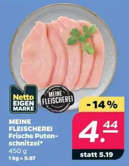 Netto Netto Eigen Marke Meine Fleischerei Frische Putenschnitzel Angebot