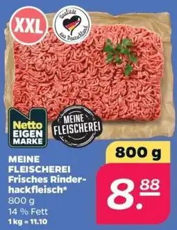 Netto MEINE FLEISCHEREI Frisches Rinderhackfleisch* Angebot