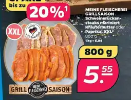 Netto MEINE FLEISCHEREI Schweinerückensteaks Angebot