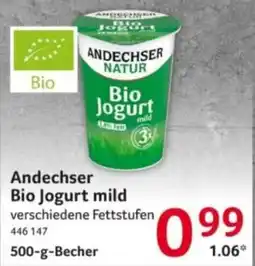 Selgros Andechser Bio Jogurt mild Angebot