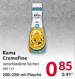 Selgros Rama Cremefine Angebot