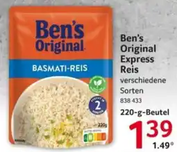 Selgros Ben's Original Basmati-Reis Angebot
