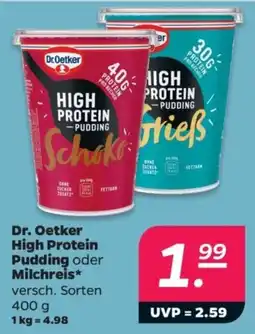 Netto Dr. Oetker High Protein Pudding Angebot