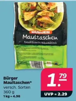 Netto Bürger Maultaschen Angebot