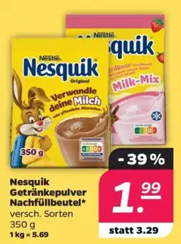 Netto Nesquik Getränkepulver Angebot
