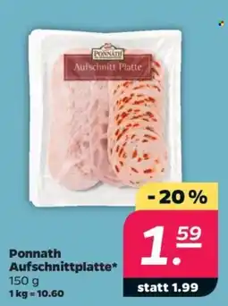 Netto Ponnath Aufschnittplatte Angebot