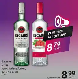 Selgros Bacardi Rum Angebot