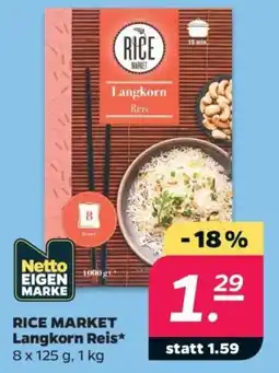 Netto RICE MARKET Langkorn Reis Angebot