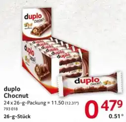 Selgros duplo Chocnut Angebot