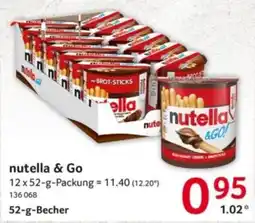 Selgros nutella & Go Angebot