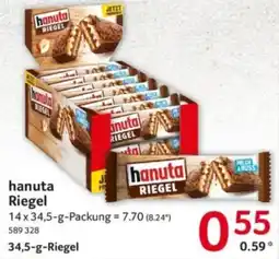 Selgros hanuta Riegel Angebot
