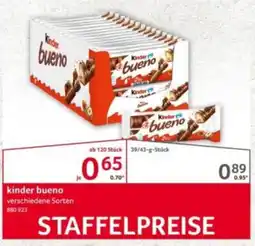 Selgros kinder bueno Angebot