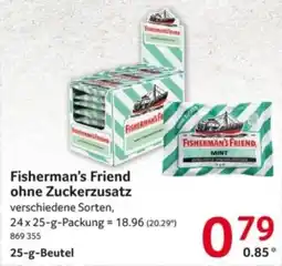 Selgros Fisherman's Friend ohne Zuckerzusatz Angebot