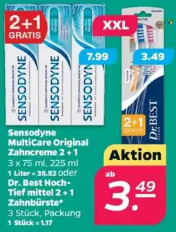 Netto Sensodyne MultiCare Original Zahncreme Angebot