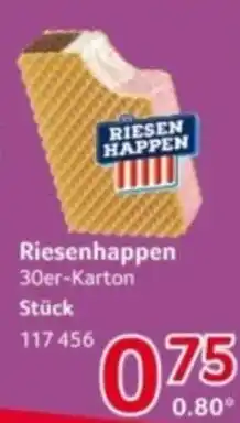 Selgros Riesenhapen Angebot