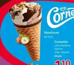 Selgros Cornetto Haselnuss Angebot
