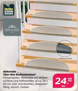 Netto dekorado 15er-Set Stufenmatten Angebot