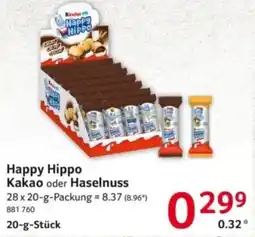 Selgros Happy Hippo Kakao oder Haselnuss Angebot