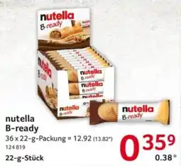 Selgros nutella B-ready Angebot