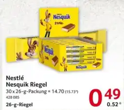 Selgros Nestlé Nesquik Riegel Angebot