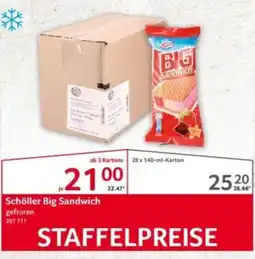 Selgros Schöller Big Sandwich Angebot