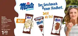 Selgros Monte Milcheis Cookie Crunch, Cone oder Cookie Sandwich Angebot