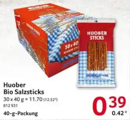 Selgros Huober Bio Salzsticks Angebot