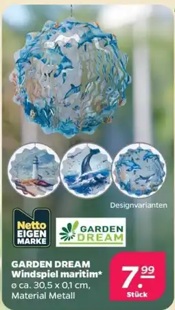 Netto GARDEN DREAM Windspiel maritim Angebot