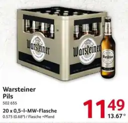 Selgros Warsteiner Pils Angebot