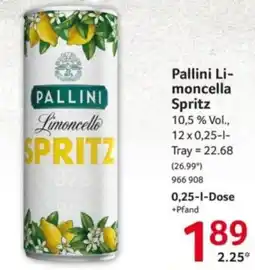Selgros Pallini Limoncello Spritz Angebot