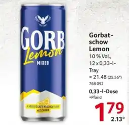 Selgros Gorbschow Lemon Angebot