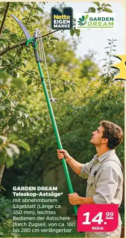 Netto GARDEN DREAM Teleskop-Astsäge Angebot