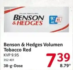 Selgros Benson & Hedges Volumen Tobacco Red Angebot
