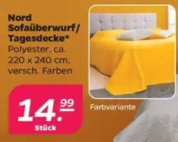 Netto Nord Sofaüberwurf/Tagesdecke Angebot