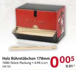 Selgros Holz Rührstäbchen Angebot