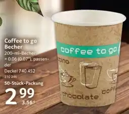 Selgros coffee to go Becher Angebot