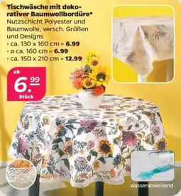 Netto Tischwäsche mit dekorativer Baumwollbordüre* Angebot