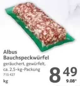 Selgros Albus Bauchspeckwürfel Angebot