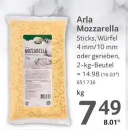 Selgros Arla Mozzarella Angebot