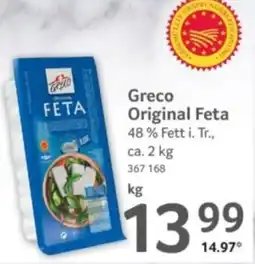 Selgros Greco Original Feta Angebot