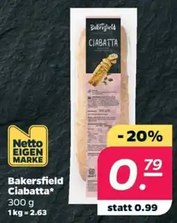 Netto Bakersfield Ciabatta Angebot