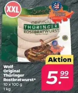 Netto Wolf Original Thüringer Rostbratwurst Angebot