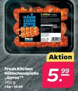 Netto Fresh Kitchen Hähnchenspieße "Gyros" Angebot