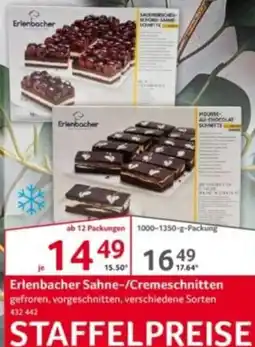 Selgros Erlenbacher Sahne-/Cremeschnitten Angebot