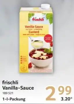 Selgros frischli Vanilla-Sauce Angebot