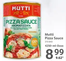 Selgros Mutti Pizza Sauce Angebot