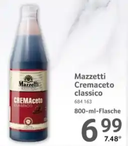 Selgros Mazzetti Cremaceto classico Angebot