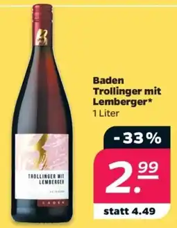 Netto Baden Trollinger mit Lemberger Angebot